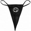 Gucci Silver GG Thong | Black