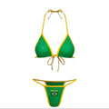 Brazil Green Flag Bikini Set by LENCE LONDON